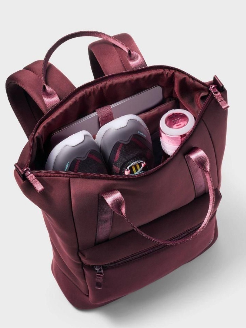 all in motion neoprene backpack tote - wine - Picture 3 of 4